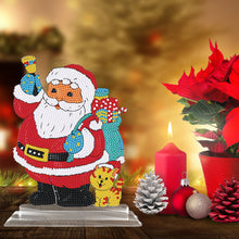 Load image into Gallery viewer, 5D DIY Round Diamond Painting Desktop Decor Santa Christmas Decor (1)
