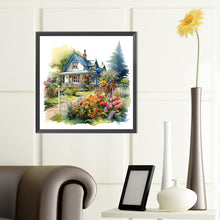 Load image into Gallery viewer, Garden House 40*40CM(Canvas) Full Round Drill Diamond Painting
