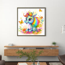 Load image into Gallery viewer, Yishu - Rainbow Dragon - 50*50CM 11CT 3 Stamped Cross Stitch
