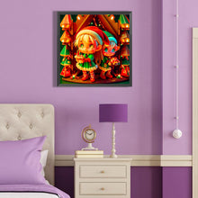 Load image into Gallery viewer, Christmas Elves 40*40CM(Canvas) Full Round Drill Diamond Painting
