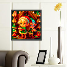 Load image into Gallery viewer, Christmas Elves 40*40CM(Canvas) Full Round Drill Diamond Painting
