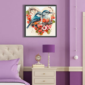 Love-Filled Sparrow 40*40CM(Canvas) Full Round Drill Diamond Painting