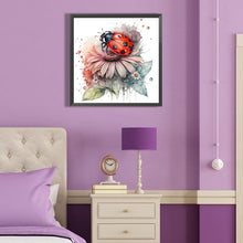 Load image into Gallery viewer, Ladybug 40*40CM(Canvas) Full Round Drill Diamond Painting
