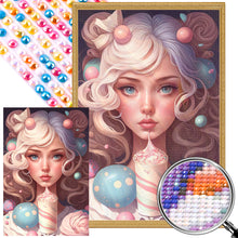 Load image into Gallery viewer, Ice Cream Girl 40*60CM(Picture) Full Round Drill Diamond Painting
