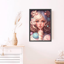 Load image into Gallery viewer, Ice Cream Girl 40*60CM(Picture) Full Round Drill Diamond Painting

