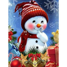 Load image into Gallery viewer, 2PCS Christmas Snowman 30*40CM(Canvas) Full Round Drill Diamond Painting
