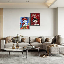 Load image into Gallery viewer, 2PCS Christmas Snowman 30*40CM(Canvas) Full Round Drill Diamond Painting

