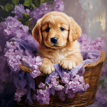 Load image into Gallery viewer, Golden Retriever-Dog 40*40CM(Canvas) Full Round Drill Diamond Painting
