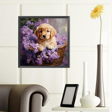Load image into Gallery viewer, Golden Retriever-Dog 40*40CM(Canvas) Full Round Drill Diamond Painting
