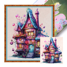Load image into Gallery viewer, Huancan - Magic House - 60*65CM 11CT 3 Stamped Cross Stitch
