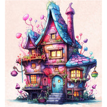 Load image into Gallery viewer, Huancan - Magic House - 60*65CM 11CT 3 Stamped Cross Stitch
