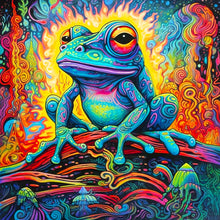Load image into Gallery viewer, 4PCS Frog, Dolphin, Turtle, Crocodile 30*30CM(Canvas) Full Round Drill Diamond Painting
