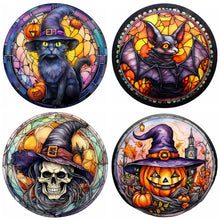 Load image into Gallery viewer, 4PCS Horror Halloween 30*30CM(Canvas) Full Round Drill Diamond Painting
