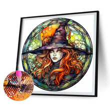 Load image into Gallery viewer, 4PCS Halloween Elements 30*30CM(Canvas) Full Round Drill Diamond Painting
