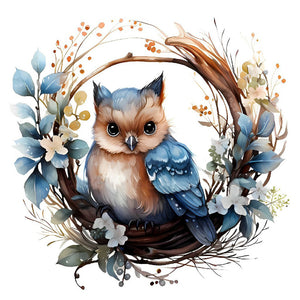 Animals In A Wreath 40*40CM(Canvas) Full Round Drill Diamond Painting