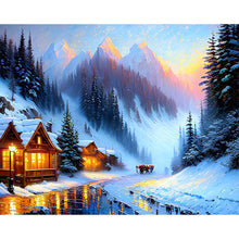 Load image into Gallery viewer, Winter Landscape 40*50CM(Picture) Full Square Drill Diamond Painting
