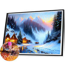 Load image into Gallery viewer, Winter Landscape 40*50CM(Picture) Full Square Drill Diamond Painting
