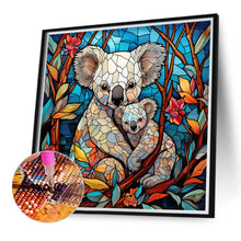Load image into Gallery viewer, Koala Glass Painting 40*40CM(Canvas) Full Round Drill Diamond Painting
