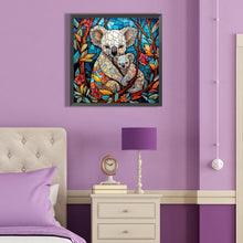 Load image into Gallery viewer, Koala Glass Painting 40*40CM(Canvas) Full Round Drill Diamond Painting
