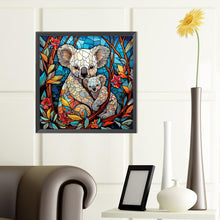 Load image into Gallery viewer, Koala Glass Painting 40*40CM(Canvas) Full Round Drill Diamond Painting
