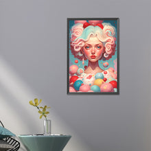 Load image into Gallery viewer, Ice Cream Girl 40*60CM(Picture) Full Round Drill Diamond Painting
