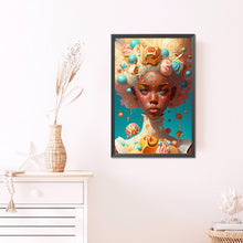 Load image into Gallery viewer, Ice Cream Girl 40*60CM(Picture) Full Round Drill Diamond Painting
