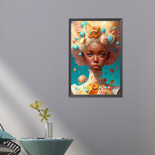 Load image into Gallery viewer, Ice Cream Girl 40*60CM(Picture) Full Round Drill Diamond Painting
