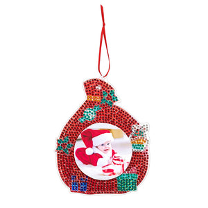 4PCS Photo Frame Christmas Photo Frame Hanging Diamond Painting (1)