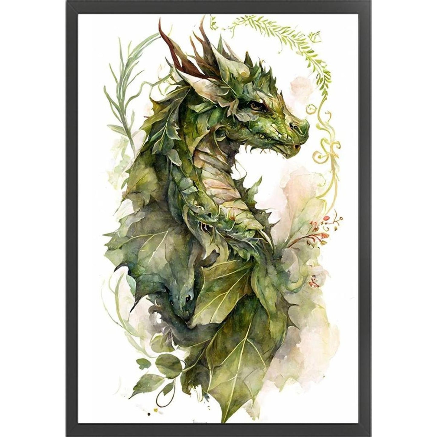 Dragon - Full 11CT Stamped Cross Stitch 50x70CM - Yishu