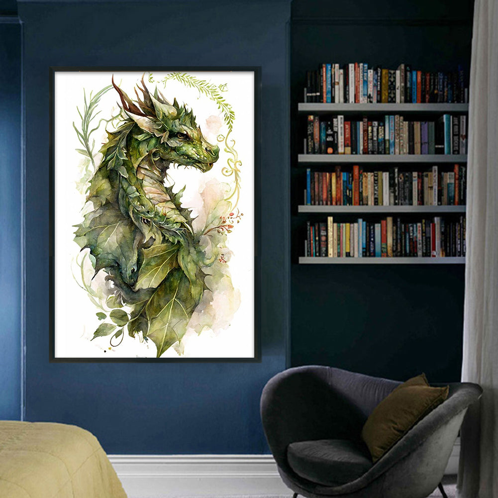 Dragon - Full 11CT Stamped Cross Stitch 50x70CM - Yishu