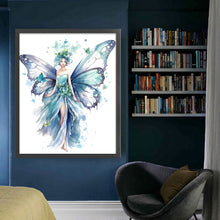 Load image into Gallery viewer, Yishu - Butterfly Girl - 60*70CM 11CT 3 Stamped Cross Stitch
