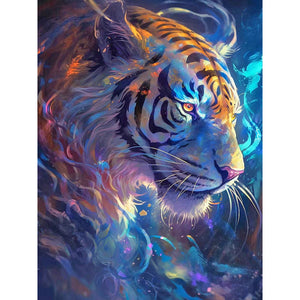 Illusionary Tiger 30*40CM(Canvas) Full Round Drill Diamond Painting
