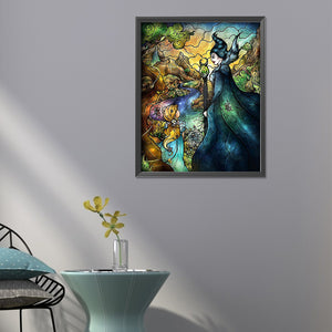 Maleficent 40*50CM(Canvas) Full Round Drill Diamond Painting