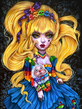 Load image into Gallery viewer, Blonde Girl 40*50CM(Canvas) Full Round Drill Diamond Painting
