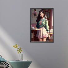 Load image into Gallery viewer, Uniform Girl 40*60CM(Picture) Full Round Drill Diamond Painting
