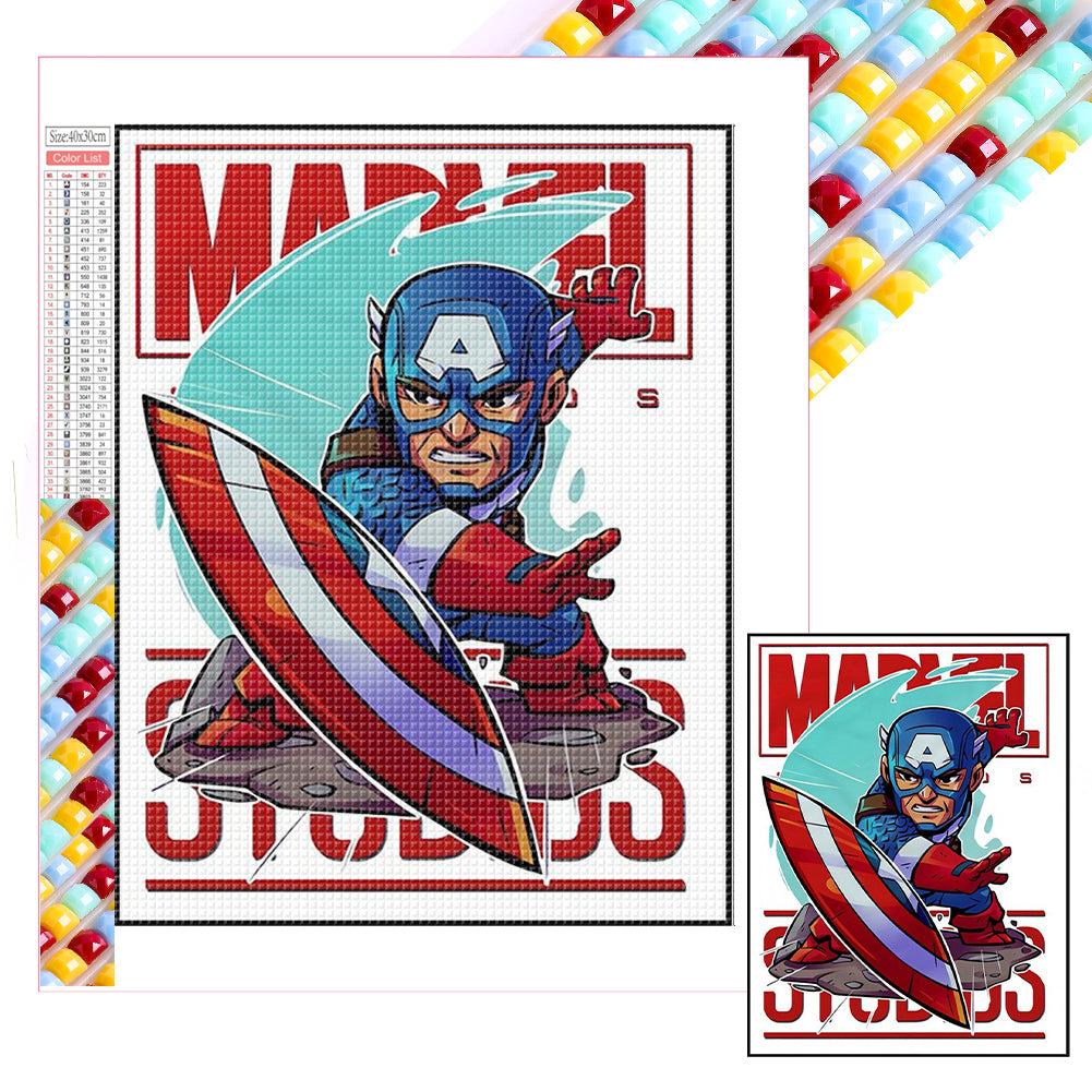 Superhero 30*40CM(Picture) Full Square Drill Diamond Painting