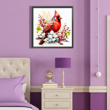 Load image into Gallery viewer, Cardinal 40*40CM(Canvas) Full Round Drill Diamond Painting
