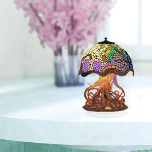 Acrylic Special Shape Crystal Painting Desktop Kit (Mushroom Octopus)