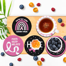 Load image into Gallery viewer, 8PCS Acrylic Round Diamond Painting Coasters Kits (Pink Gnome)
