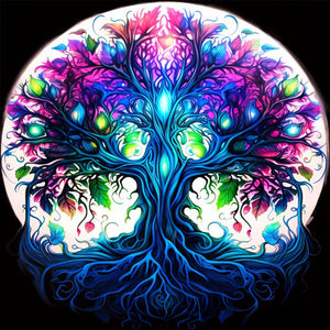 Tree Of Life 40*40CM(Canvas) Full Round Drill Diamond Painting