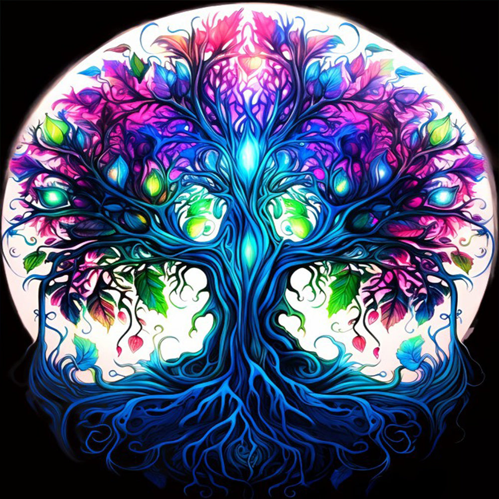 Tree Of Life 40*40CM(Canvas) Full Round Drill Diamond Painting