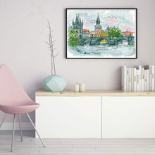 Load image into Gallery viewer, Joy Sunday - Charles Bridge - 44*35CM 14CT 2 Stamped Cross Stitch
