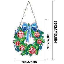 Load image into Gallery viewer, Christmas Xmas Special Shaped Full Drill Garland Crystal Painting Wreath Kit (Wreath)
