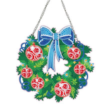 Load image into Gallery viewer, Christmas Xmas Special Shaped Full Drill Garland Crystal Painting Wreath Kit (Wreath)

