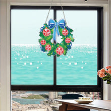 Load image into Gallery viewer, Christmas Xmas Special Shaped Full Drill Garland Crystal Painting Wreath Kit (Wreath)
