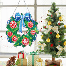Load image into Gallery viewer, Christmas Xmas Special Shaped Full Drill Garland Crystal Painting Wreath Kit (Wreath)
