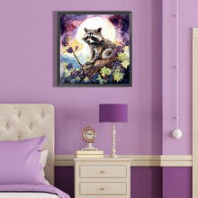 Load image into Gallery viewer, Purple Grapes And Tanuki 40*40CM(Canvas) Full Round Drill Diamond Painting
