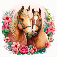 Load image into Gallery viewer, Horse 40*40CM(Canvas) Full Round Drill Diamond Painting
