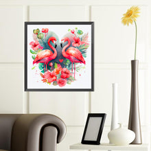 Load image into Gallery viewer, Flamingo 40*40CM(Canvas) Full Round Drill Diamond Painting
