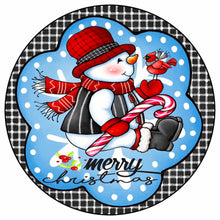 Load image into Gallery viewer, Christmas Snowman 40*40CM(Canvas) Full Round Drill Diamond Painting
